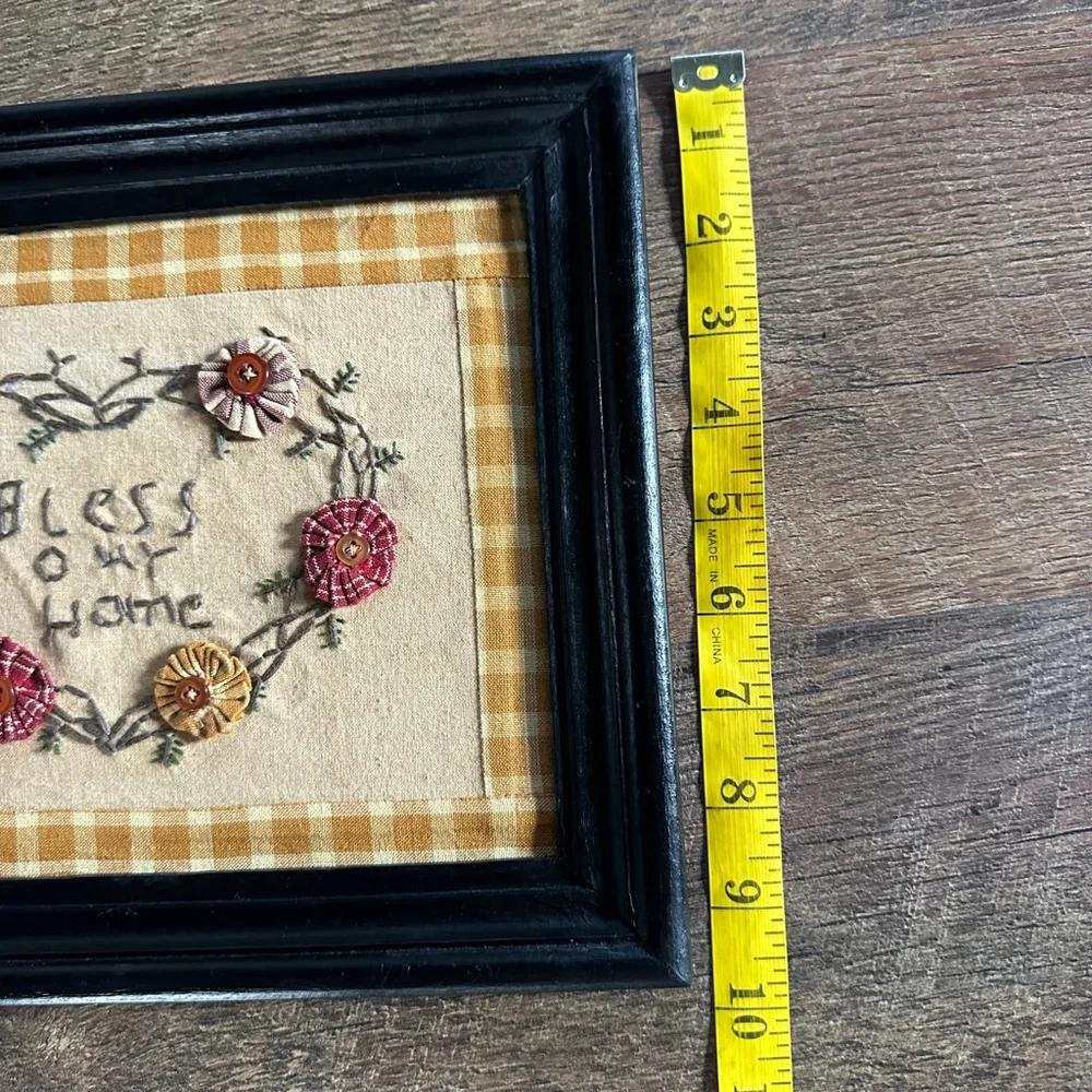 Vintage cross Stitch Home Picture Frame